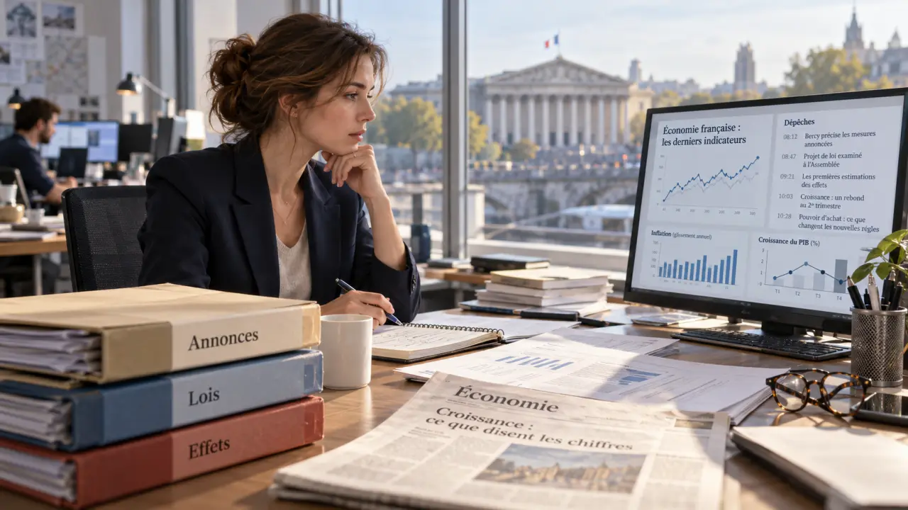 Actualité économique en France : distinguer les annonces, les lois et leurs effets