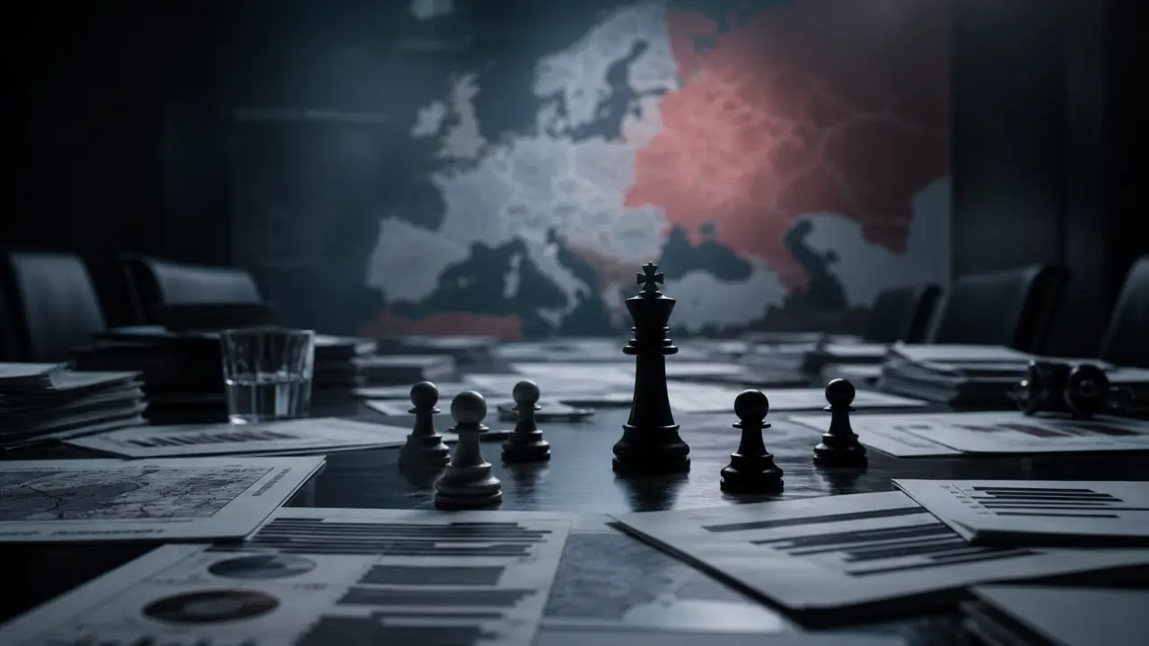 Photographie de presse illustrant les sanctions contre Moscou