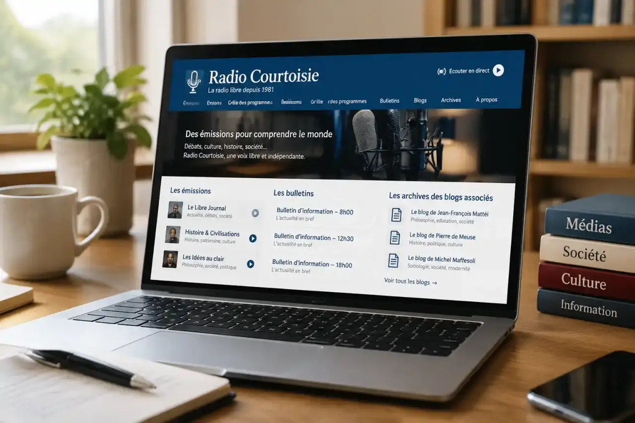 Radio Courtoisie : où trouver les émissions, les bulletins et les archives des blogs associés