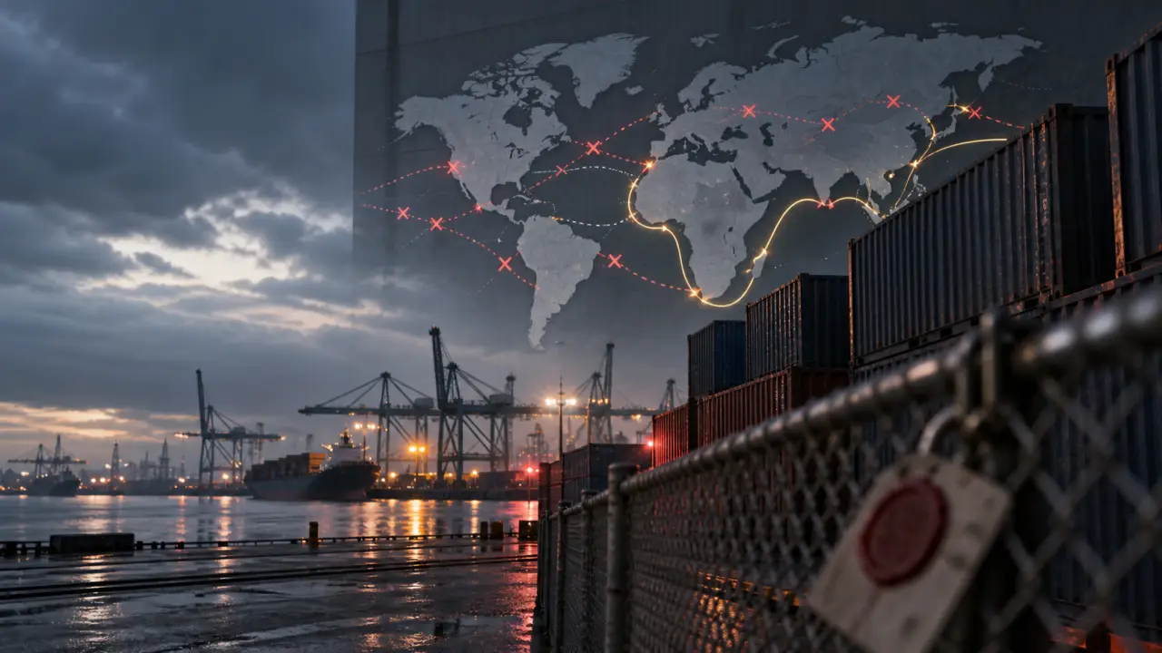Réunion diplomatique internationale autour de sanctions économiques