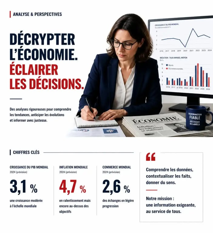 Journaliste économique travaillant sur des données financières pour le master journalisme de Sciences Po