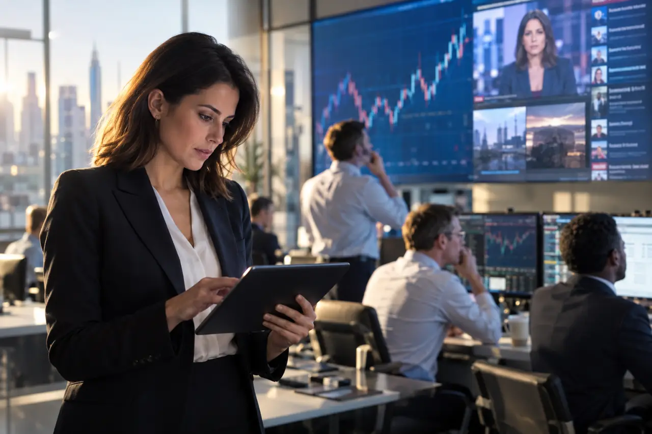 Les médias économiques influencent les marchés par l’information, l’attention et les émotions
